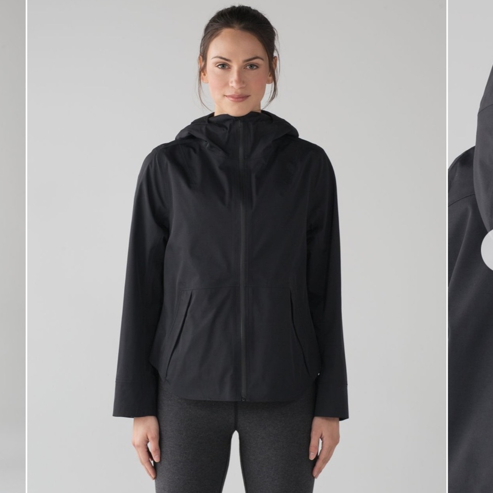 EUC Lululemon Everyday Getaway Jacket. Color Black. Size 6